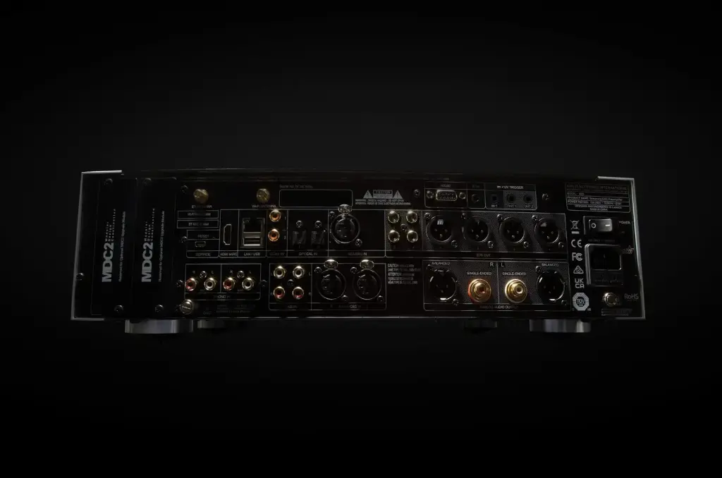 NAD M66 Pre Amp Rear.webp