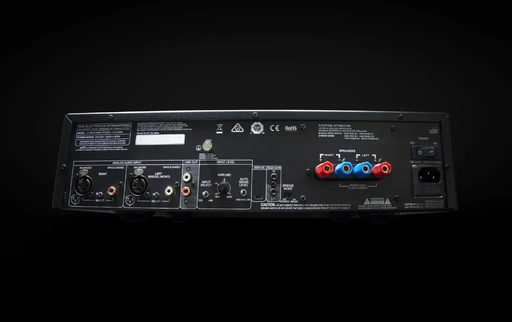 NAD C 298 Rear.webp