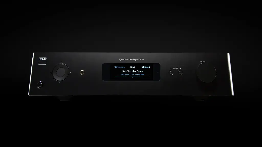 NAD C 389 BluOS-D HybridDigital DAC Amplifier 130W x 2