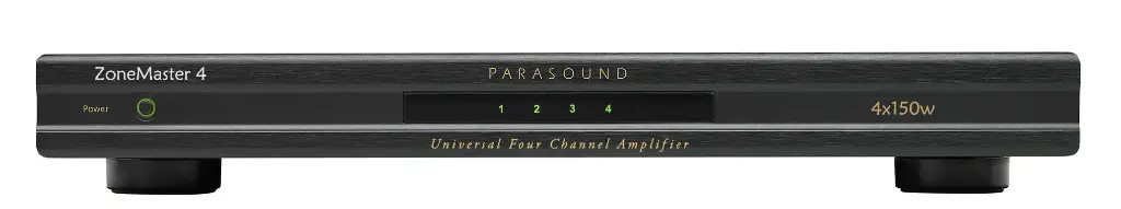 Parasound ZoneMaster ZM4 Multi-Zone Power Amp 120W ×4 into 8 Ω